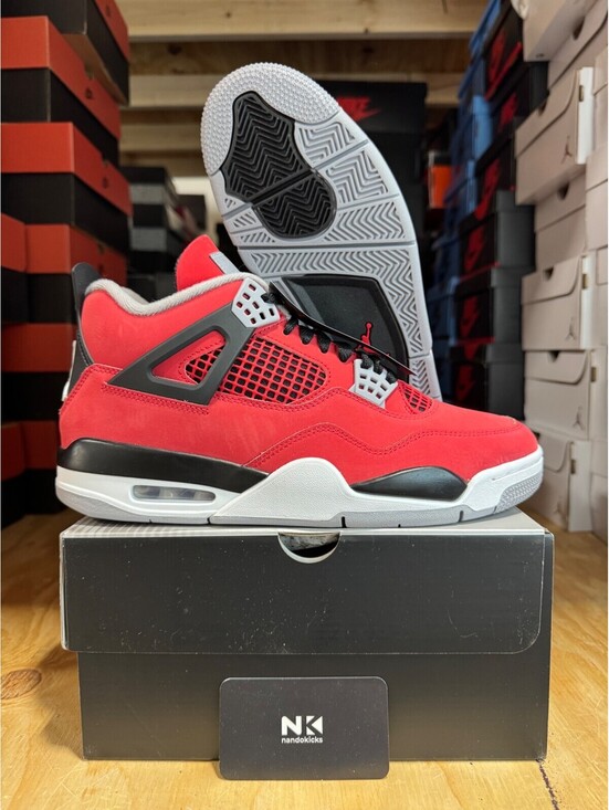 Air Jordan 4 Retro \'Toro Bravo\' FQ8138-600 BRAND NEW MEN SIZE 11 main image 5